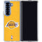 NBA Los Angeles Lakers Distressed Galaxy Z Fold6 Clear Case